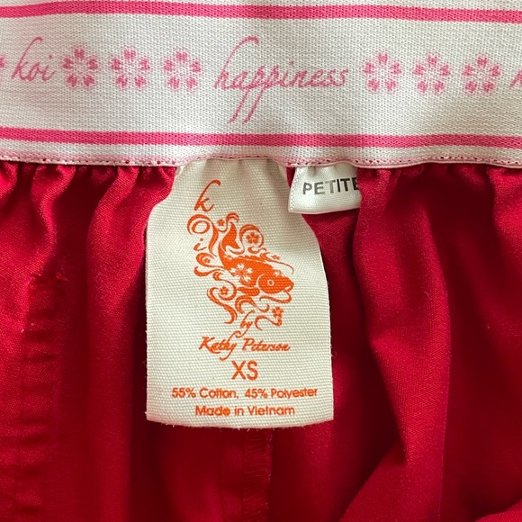 koi Red Women's Uniform Scrub Pants - Picture 5 of 7